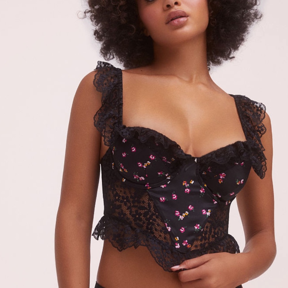 For love and lemons / VS collab pansy bustier top